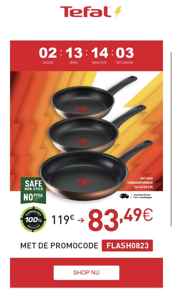 📣 Flash Deal | -30% korting op de set van 3...