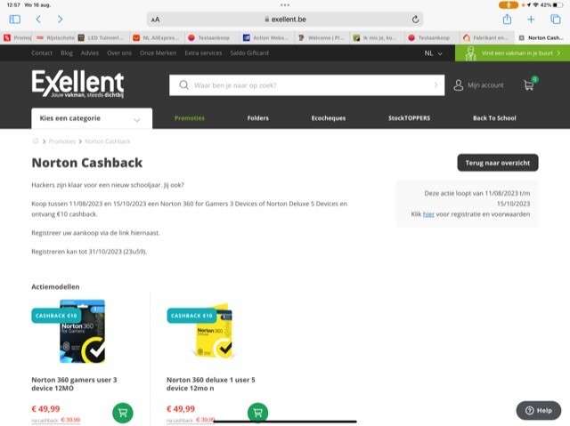 Norton Cashback Hackers zijn klaar voor een...