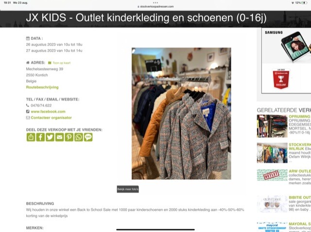 JX KIDS - Outlet kinderkleding en schoenen (0...