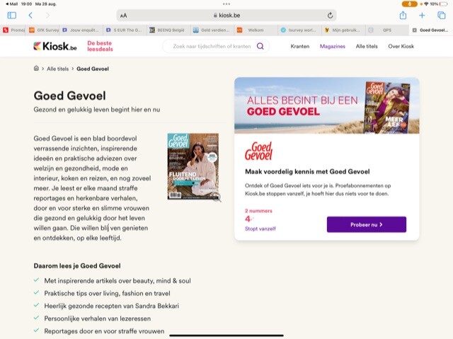 Goed gevoel 2 nummers voor 4€ bij https://www...