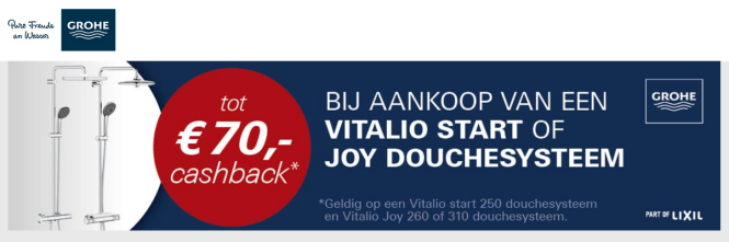 Grohe Koop één van de deelnemende Vitalio Sta...