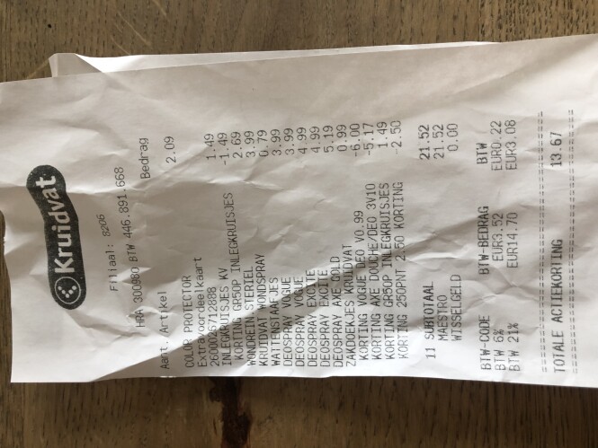 €13 korting bij kruidvat! Extra korting en gr...