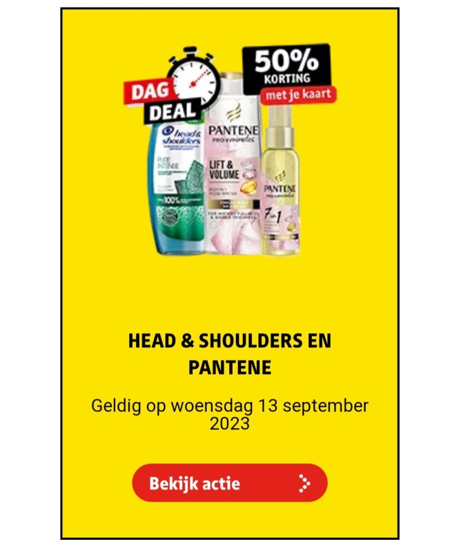 Enkel vandaag 13/09 bij kruidvat -50% op pant...