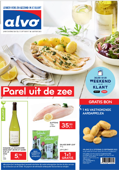 Bij Alvo krijg je op 22/09 en 23/09 bij aanko...