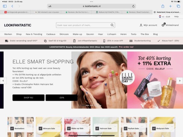 Elle smart shopping tot 40% korting op https:...