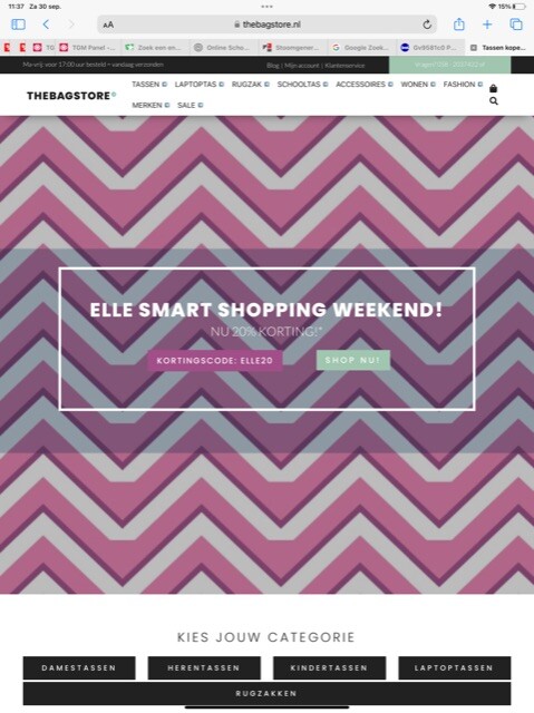 Dit hele weekend krijg je maar liefst 20% KOR...