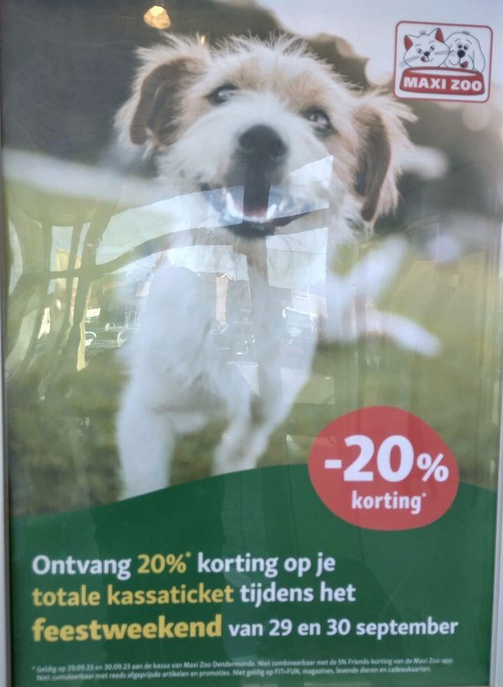 Heel het weekend -20% op het totaal van je ka...