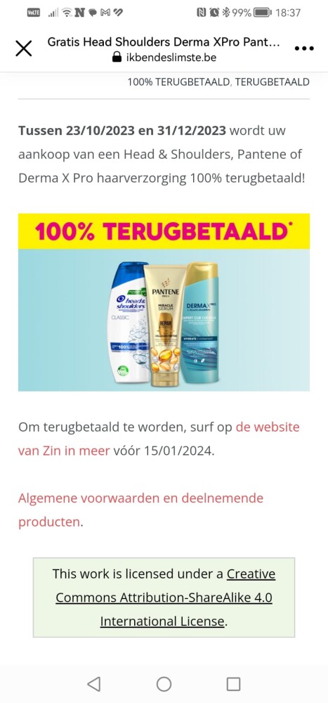 Zininmeer.be vanaf 23/10- 31/12 word T uw aa...