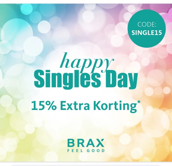 15% EXTRA KORTING VOOR SINGLE DAG* MET DE COD...