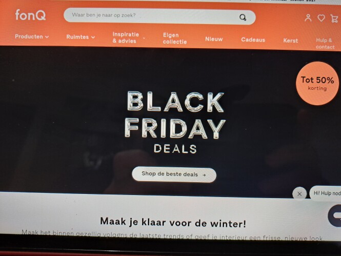 fonq.be black friday deals tot 50% korting