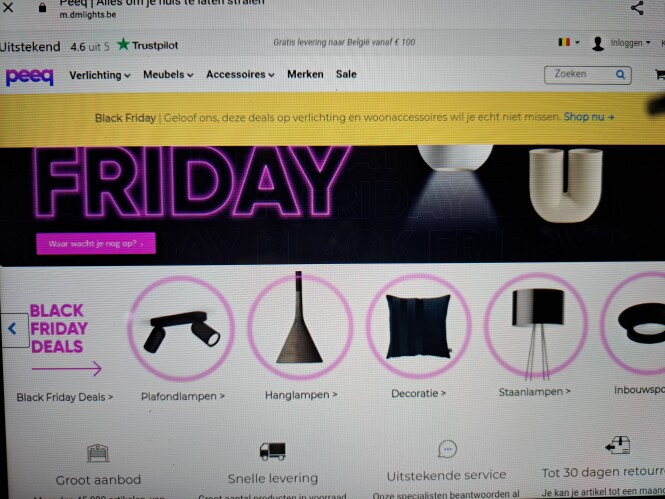 dmlights.be black friday deals kortingen tot...