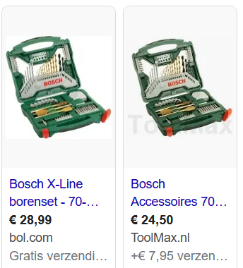 Bosch 70-delige X-Line Titanium boren- en sch...