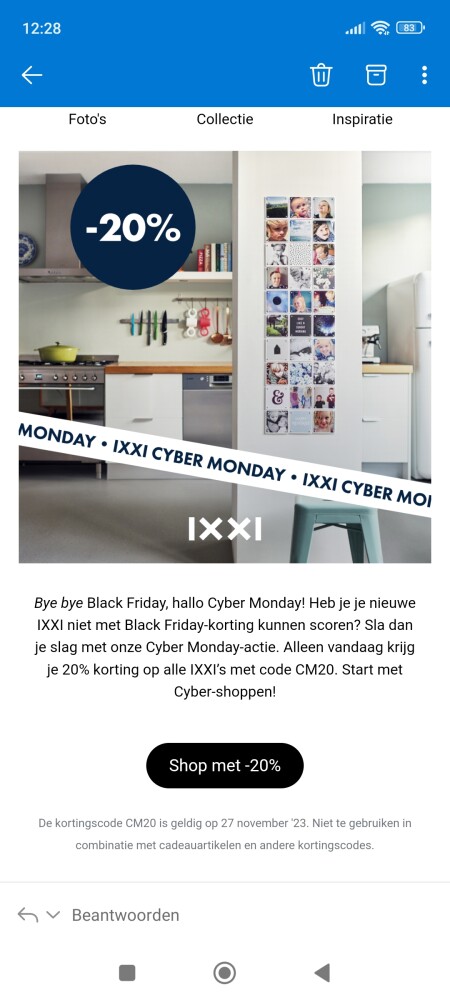 20% korting op alle ixxi's bij ixxi.com, enke...
