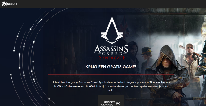 Assassin's Creed Syndicate gratis bij Ubisoft...