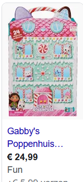 Adventskalender Gabby's poppenhuis voor €13,9...