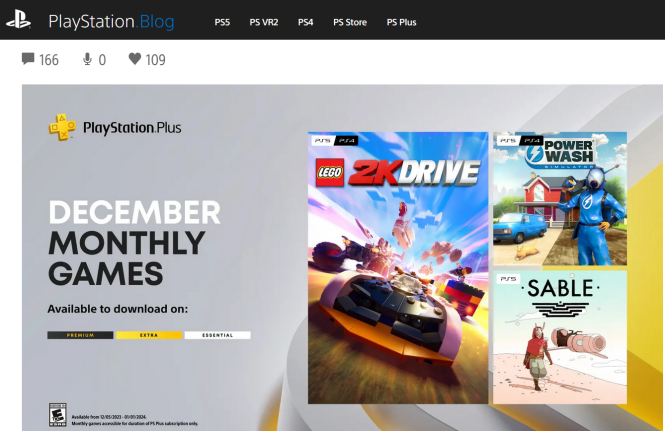 De volgende Playstation Plus games zijn vanaf...