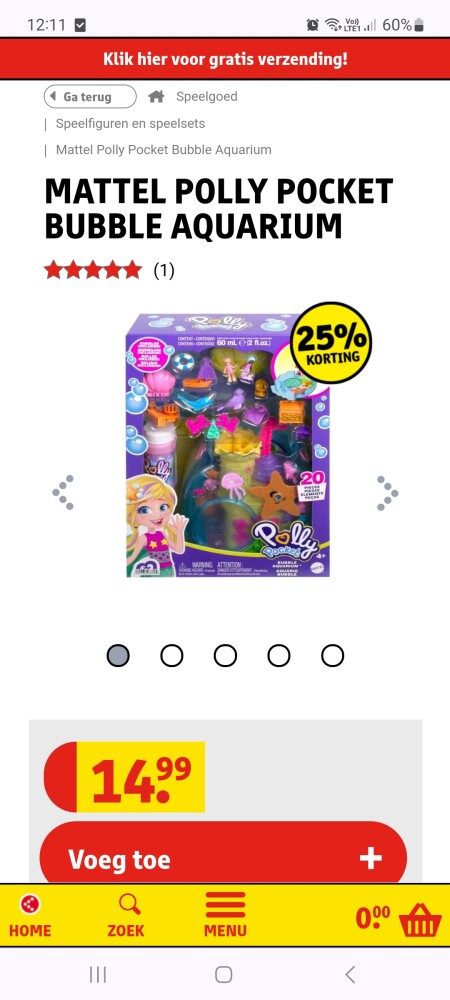 nu bij het kruidvat. polly pocket bubble aq...