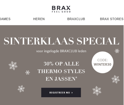 30% korting op alle thermo styles en jassen b...