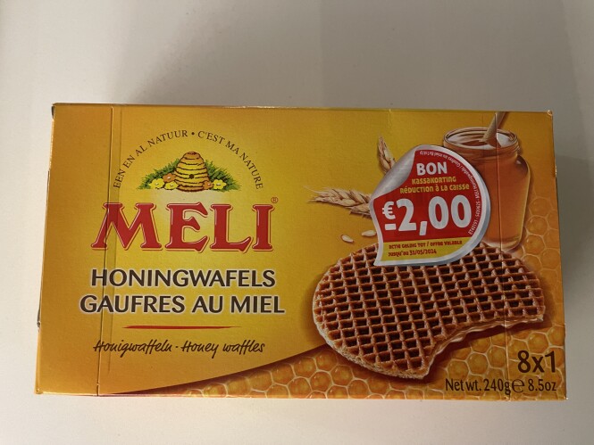 Meli honingwafels gevuld 8x30 Kost bij Colruy...