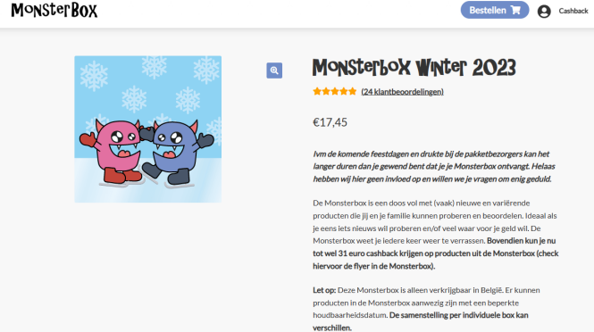 De nieuwe monsterbox wintereditie is er: Buit...