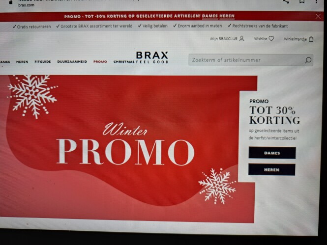 brax.com winter promo tot 30% korting op gese...