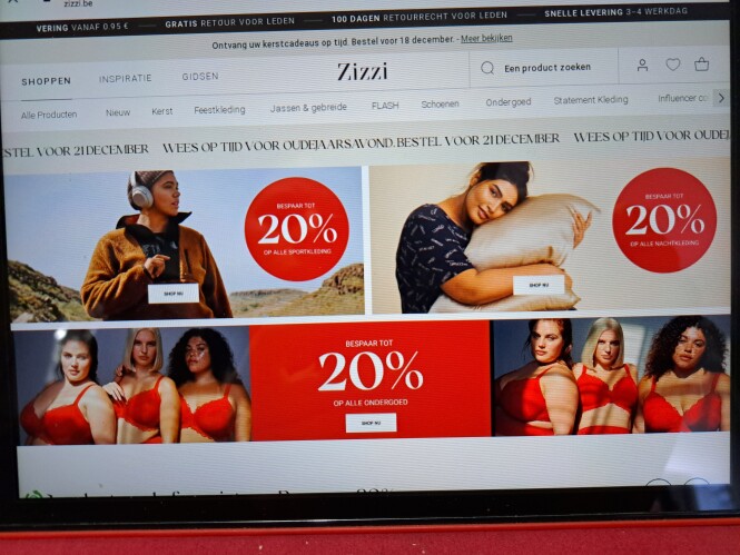zizzi.be bespaar tot 20% op alle sportkleding...