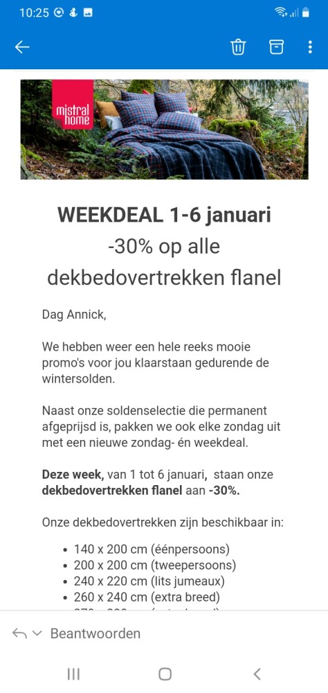 Mistral.com 30% korting van 1 tot en met 6 ja...