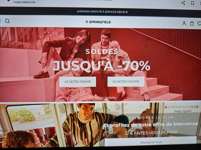 myspringfield.com solden nu tot wel -70%