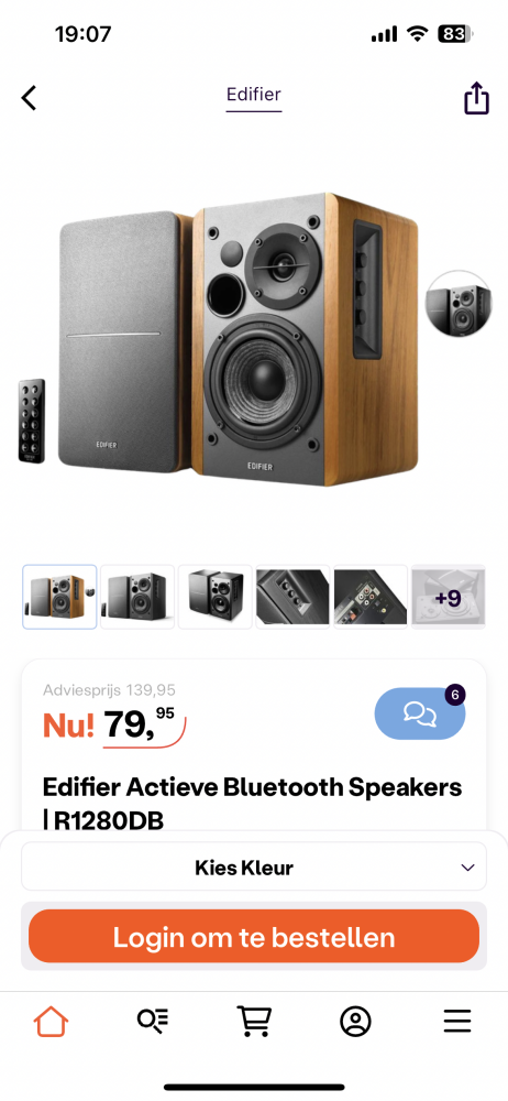 IBOOD Edifier Actieve Bluetooth Speakers /R1...