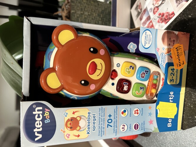 Kruitvat Vtech Baby kiekeboe spiegel bel bee...