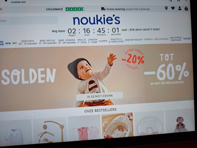 noukies.com tot -60% op meer dan 1000 product...