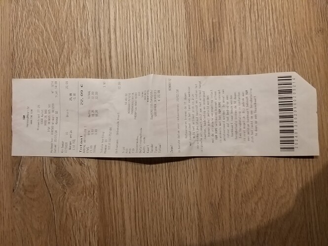 Bij h&m een trui gekocht en 15% korting gekre...