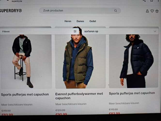 superdry.be -30% op geselecteerde items