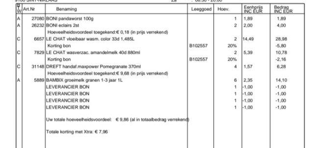 Dreft voor 0,57cent in Colruyt