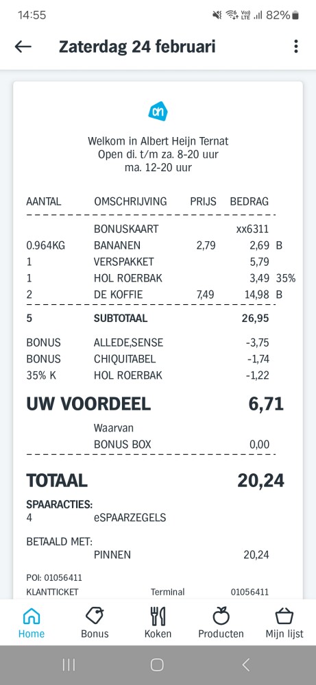 Korting Albert Heijn