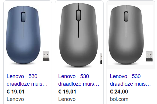 Lenovo 530 Ambidextrous RF Draadloos Optisch 1200 DPI muis