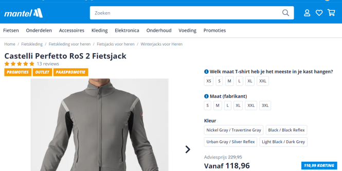 Paaspromo bij Mantel