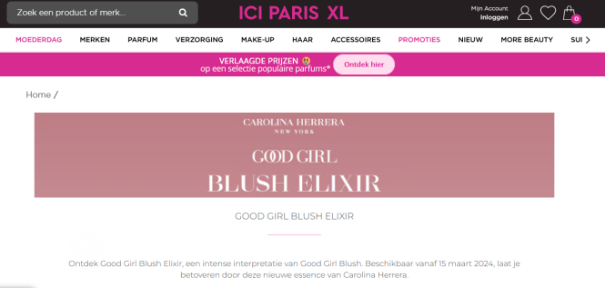 Good Girl Blush Elixir van Carolina Herrera.