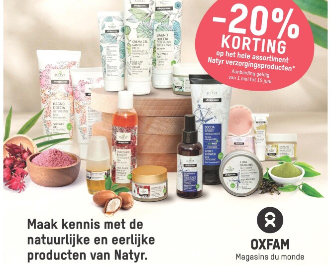 20% korting op Natyr
