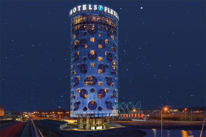 Luxe overnachting, met 3 gangen menu en ontbijtbuffet in de hoogte!