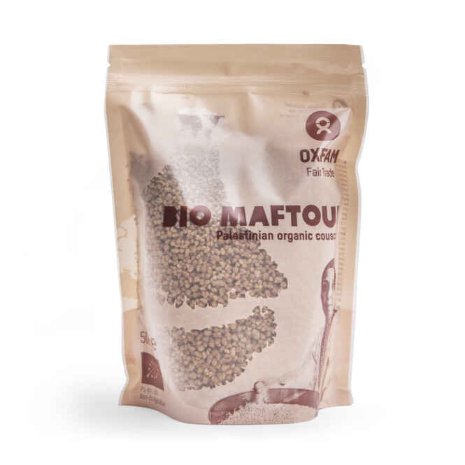Gratis pakje couscous bij aankoop van 3 Palestijnse producten