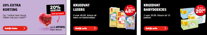 Mooie actie Kruidvat luiers & babydoekjes, enkel vandaag 3 juli 2024