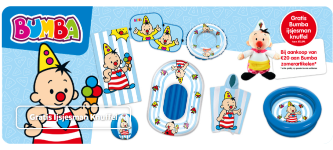 Gratis Bumba Ijsjesman knuffel 🍦Studio 100 webshop