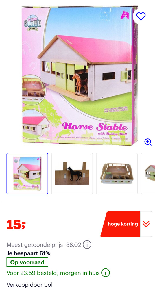 Kids Globe Luxe Paardenstal