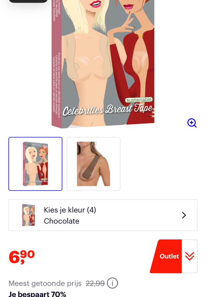 MAGIC Bodyfashion Breast Tape