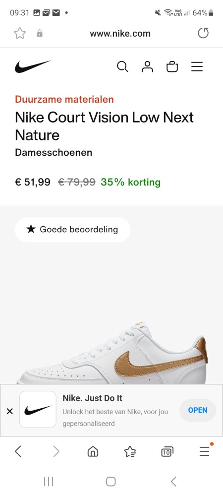 Nike Vision dames schoenen voor 51,99€