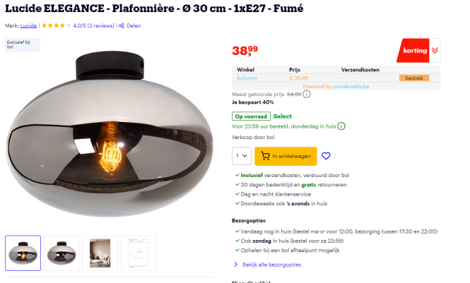 -40% Lucide Elegance bij Bol