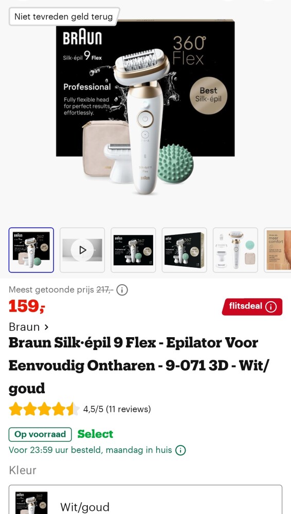 Flitsdeals bij Bol!