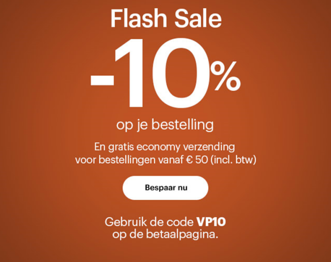 -10% op je bestelling bij VistaPrint