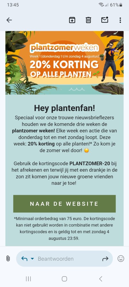 Kamerplanten -20%